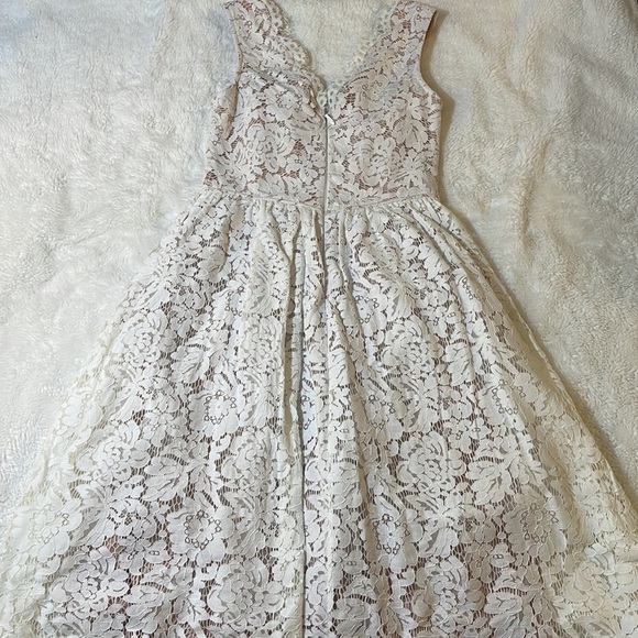 Lulus White Lace‎ Dress - Picture 5 of 7